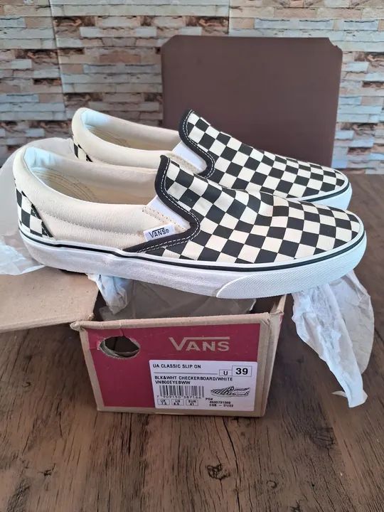 Tênis Slip-On Checkerboard