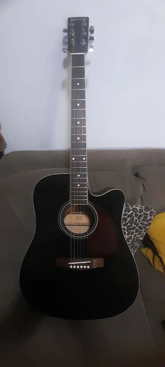 Violão Giannini Performance GF1-CELBK com melhoramentos.