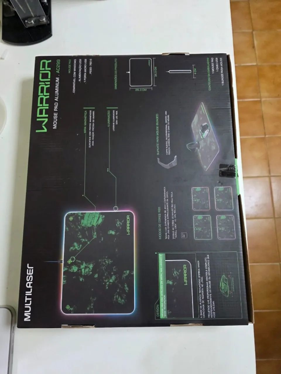 Mouse Pad gamer Multilaser Warrior AC299 - Foto 2