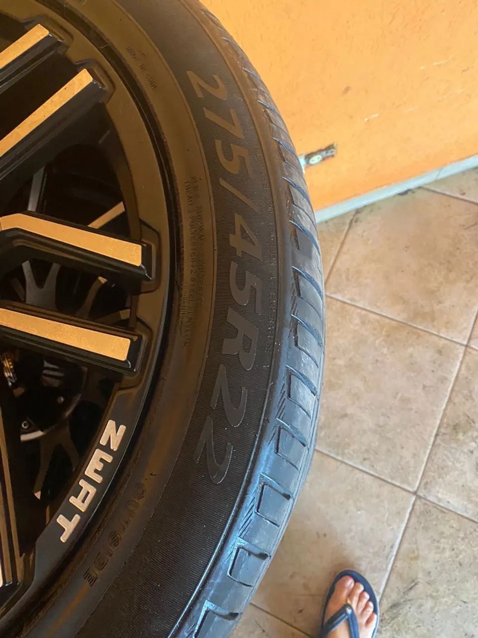 RODAS ARO 22 ZEUS WHEELS PARA S10 SILVERADO F250 6 FUROS - Foto 4