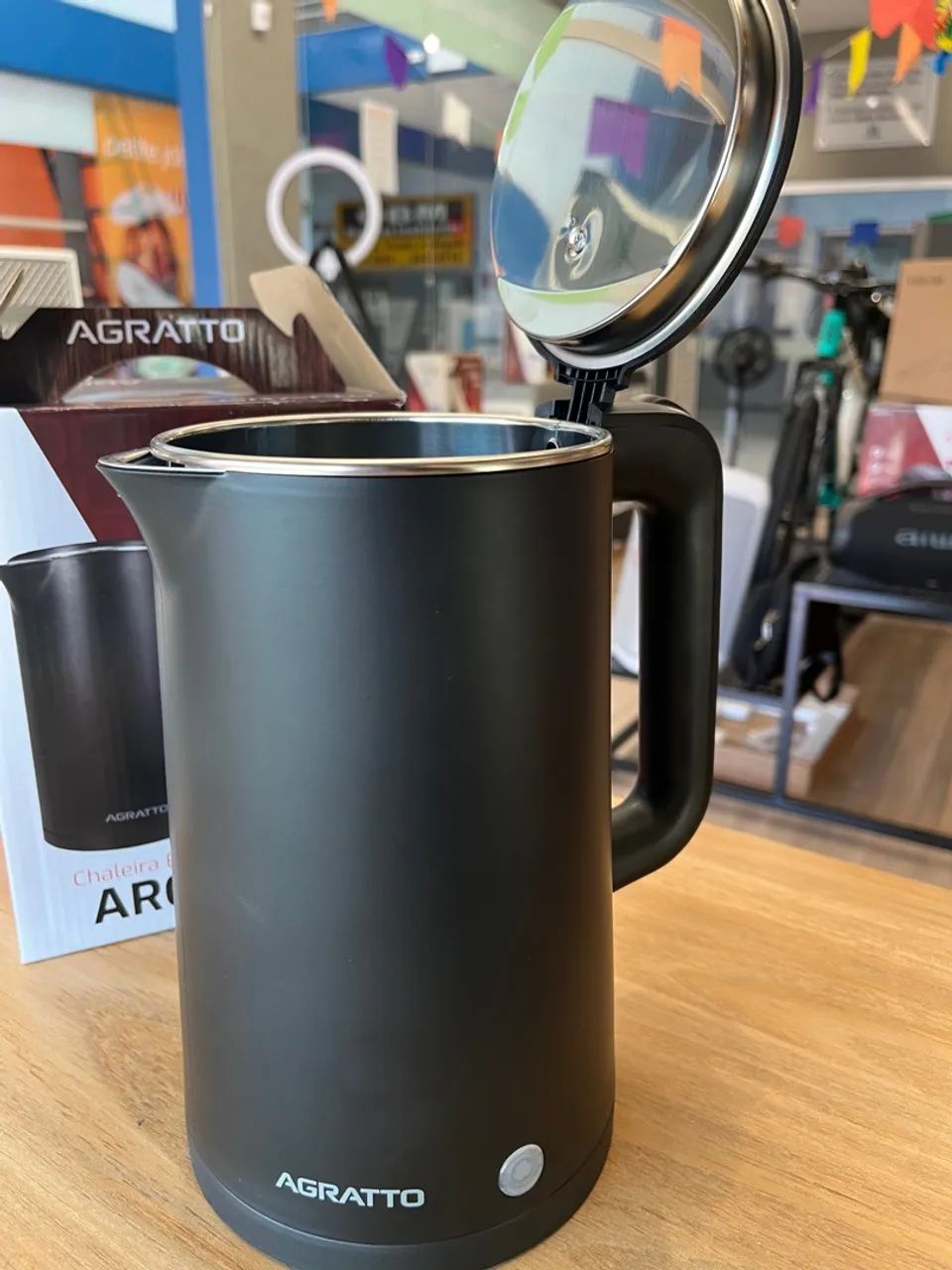 Chaleira elétrica Agratto black - Foto 2
