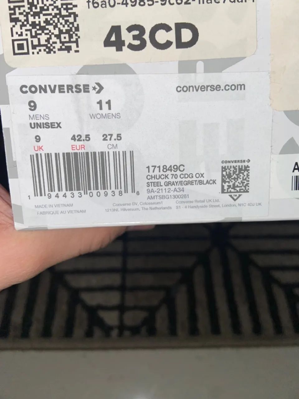 Tênis Converse X CDG - usado 2 vezes  - Foto 5