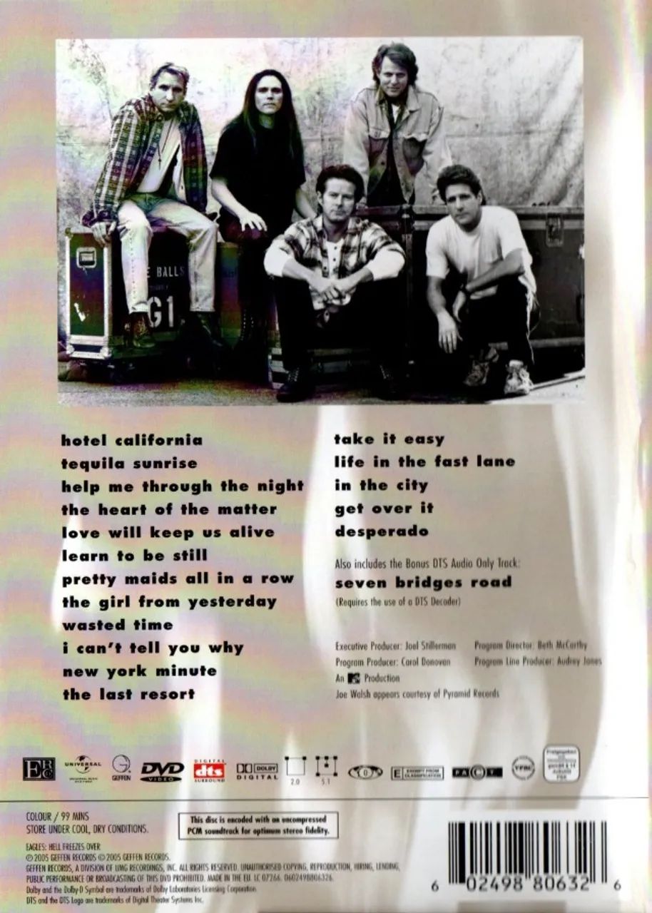 Dvd Eagles - Hell Freezes Over - Foto 2