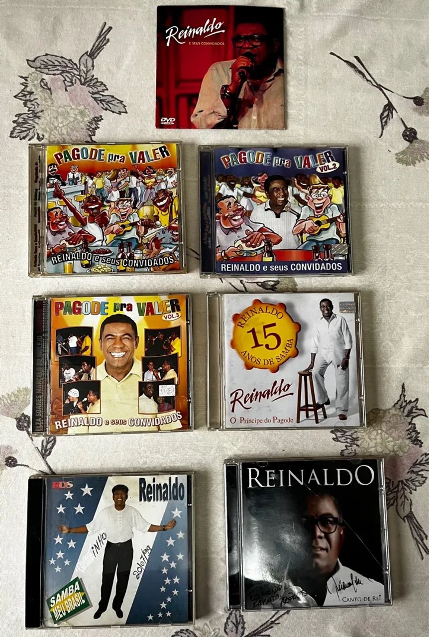 Coleção CDs e DVDs Reinaldo