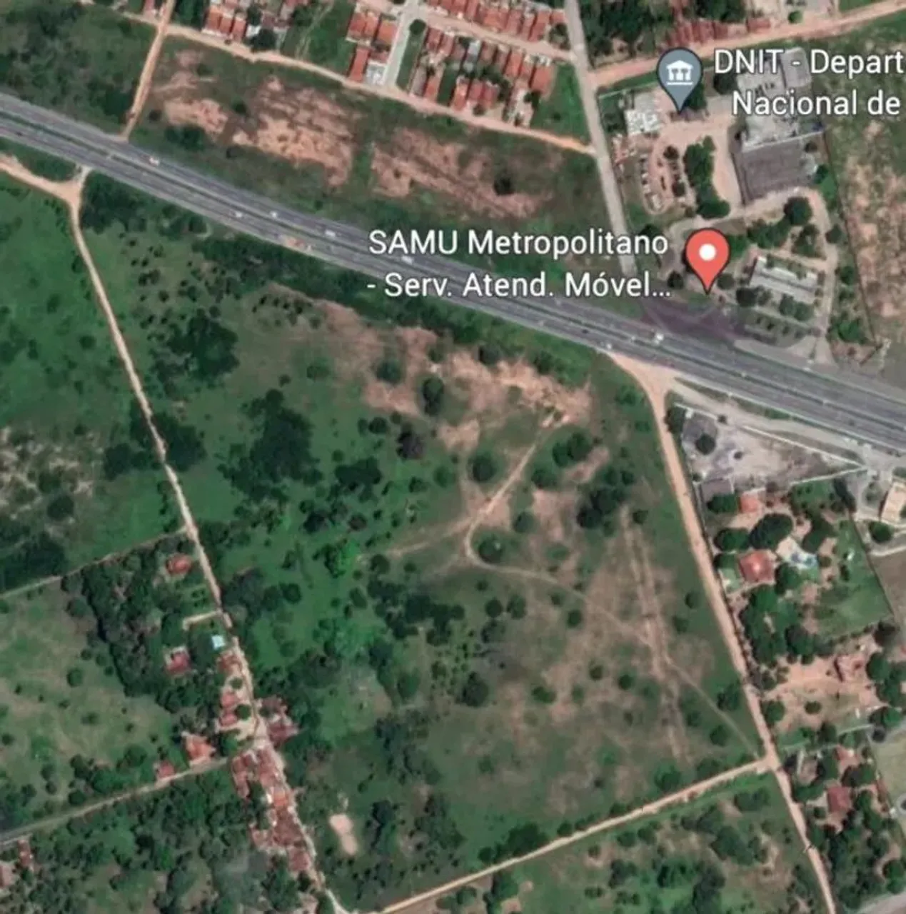 Area na BR 304 Macaiba