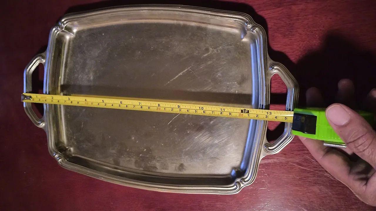 Três bandejas de aço inox  - Foto 2