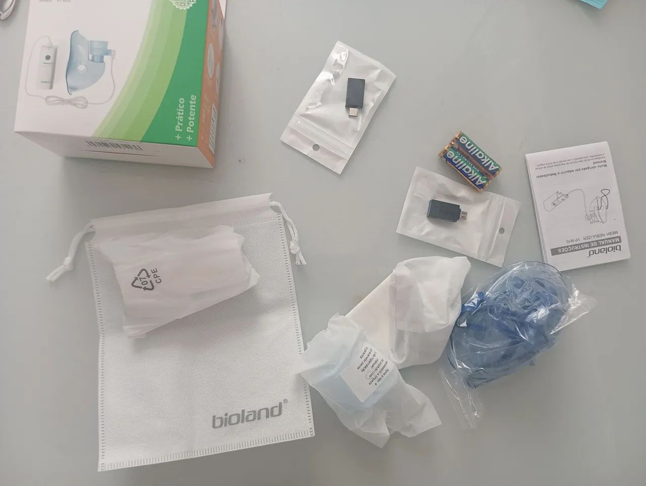 Inalador e Nebulizador de Rede Vibratória Bioland VP-M10 - Foto 4