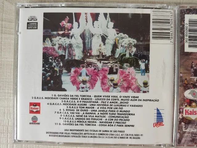 Kit 2 Cds Carnaval Enredo 96 97 Escolas De Samba São Paulo (Usado) - Foto 4