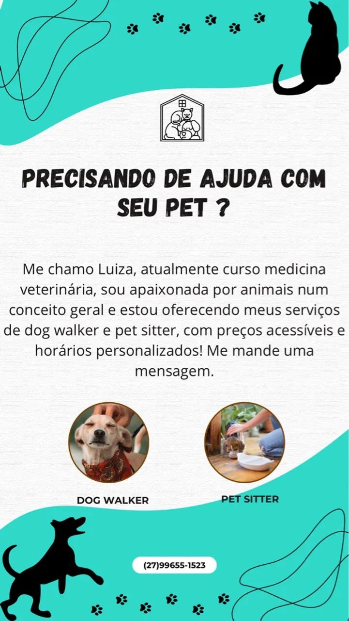 Pet sitter e passeadora