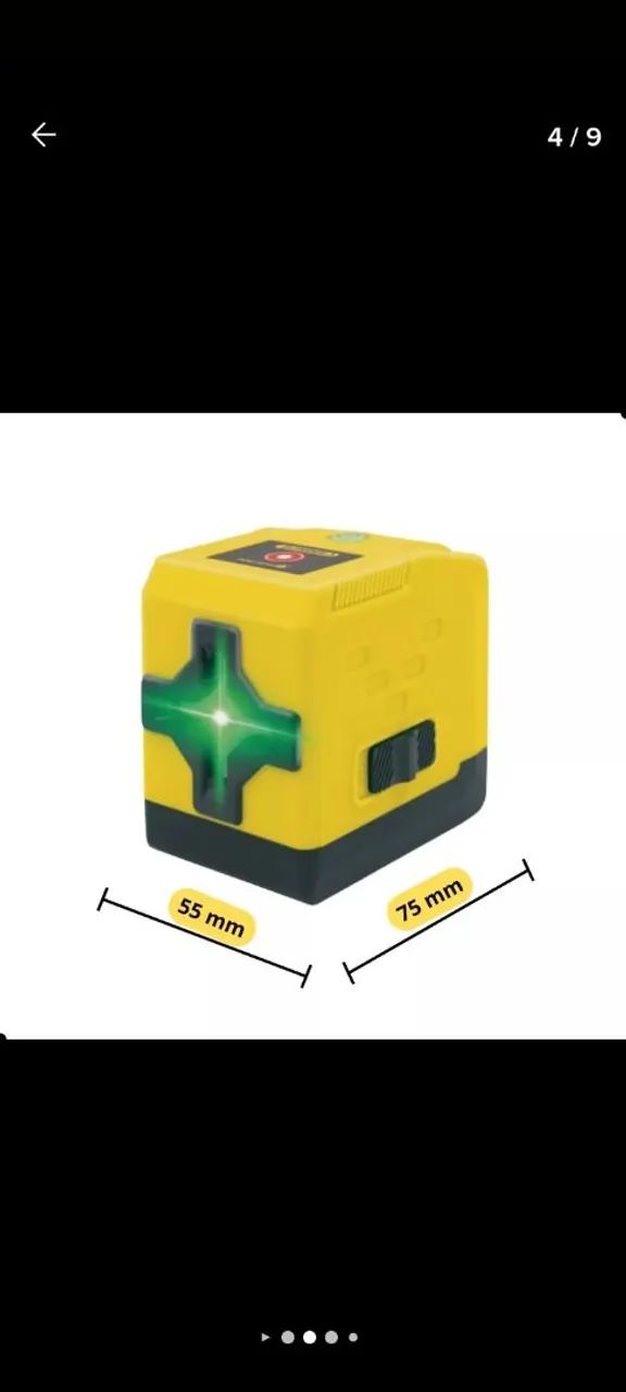 Nível a laser 2 linhas  verdes  até  20m - Foto 4