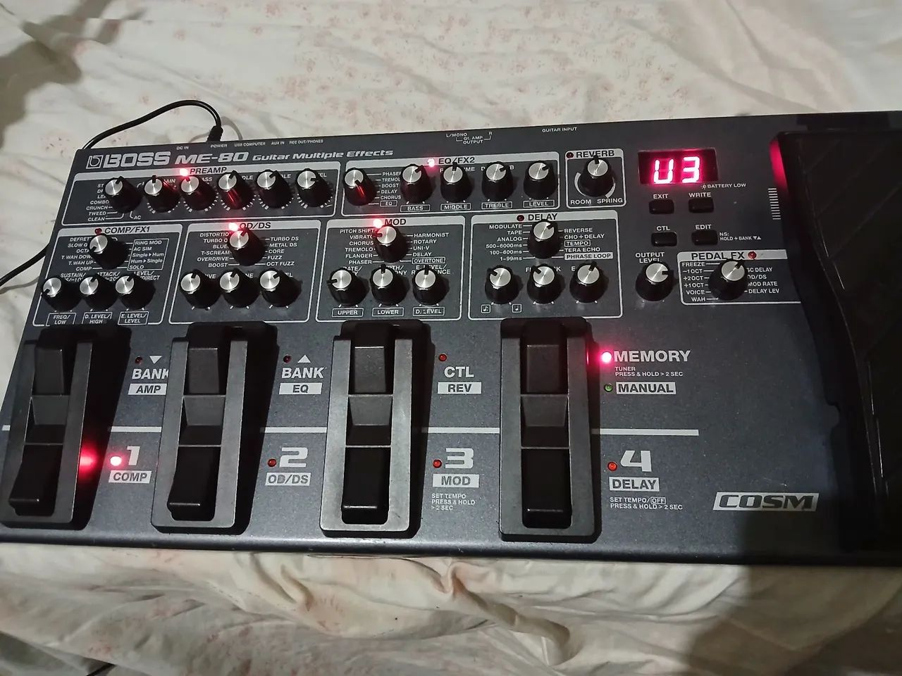 Pedal de Efeito Guitarra Boss ME-80 - Foto 4