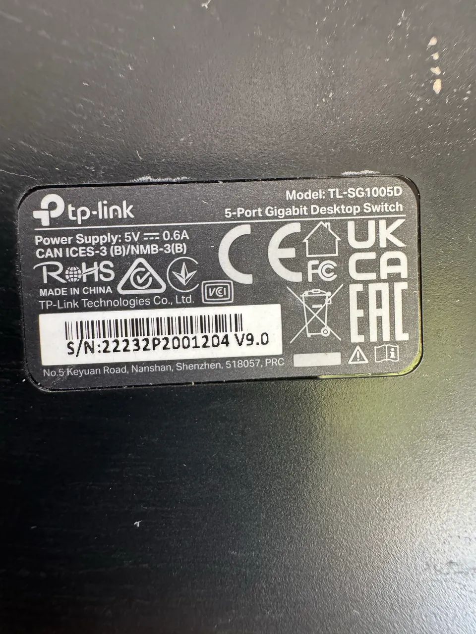 Switch TP LINK/1000 5 portas - Foto 2