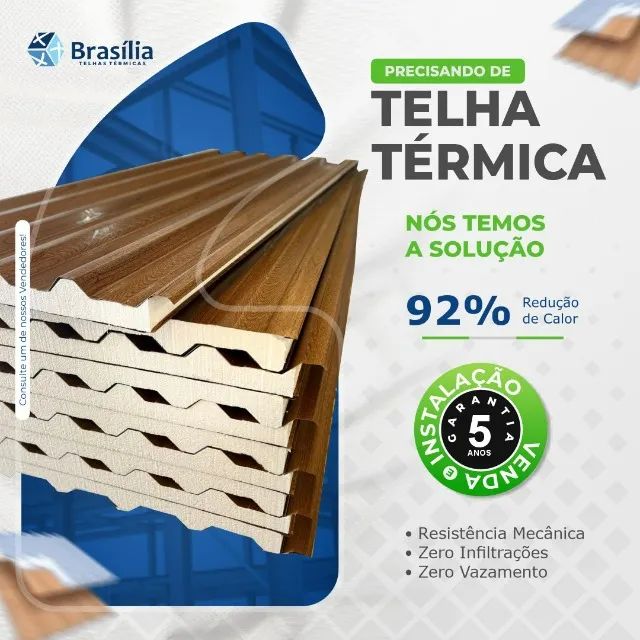 Telha Térmica temos a Solução - Venda e Instalação   