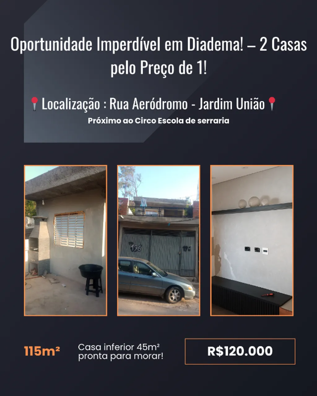 Oportunidade em Diadema - Casa Pronta pra Morar!