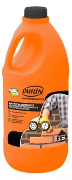 ADITIVO PLASTIFICANTE P/ CIMENTO E ARGAMASSA DURIN