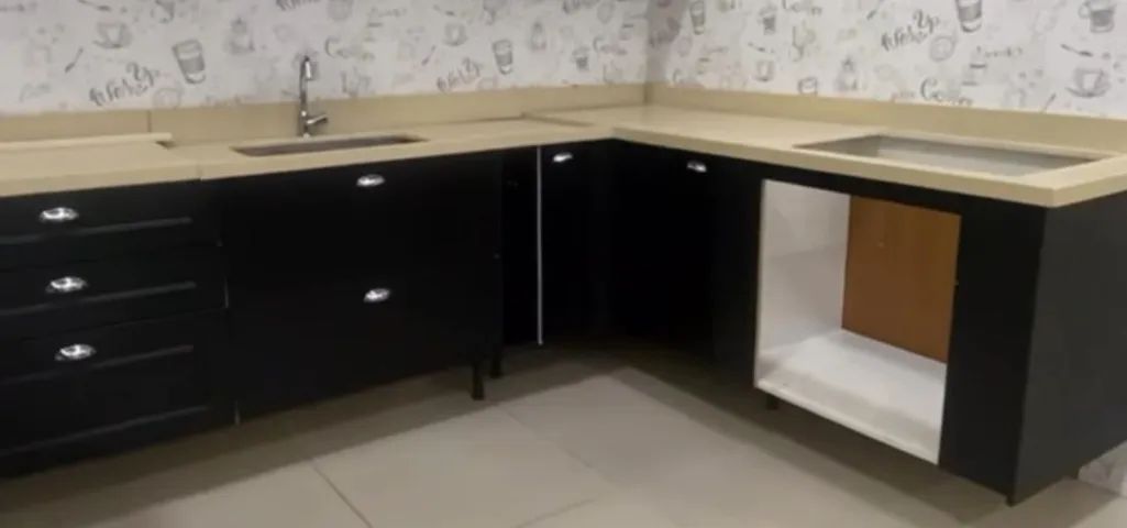 Bancada de Quartzo (SILESTONE) Bege - COM CUBA E CORTE DE COOKTOP 5 BOCAS  - Foto 2