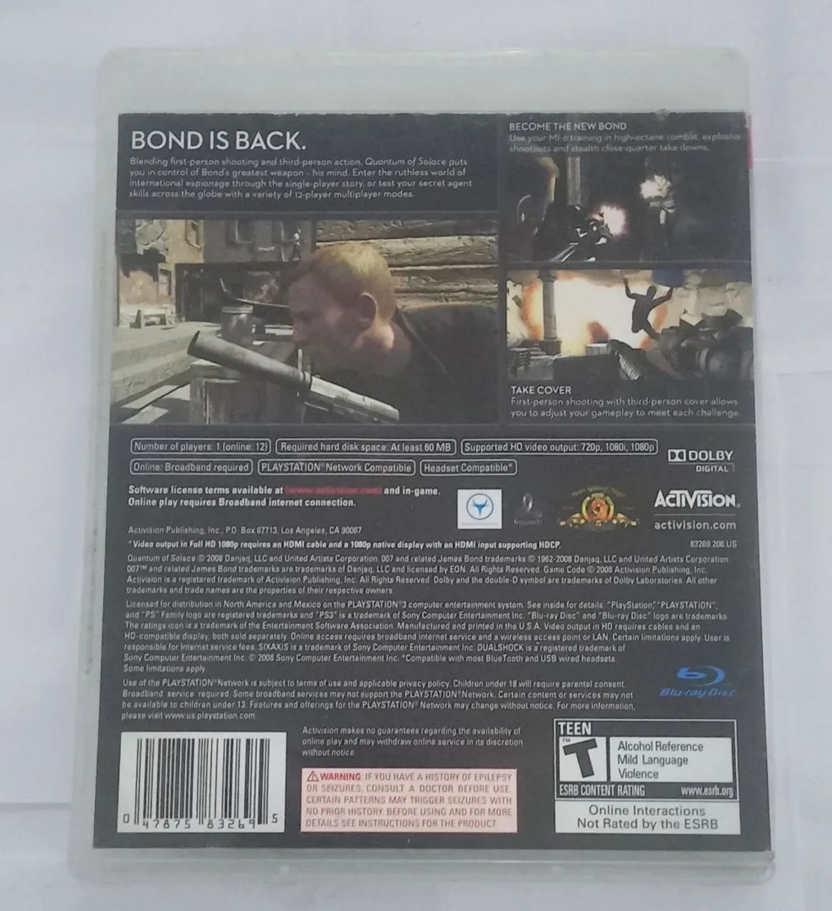 007 Quantum of Solace Ps3 - Foto 2