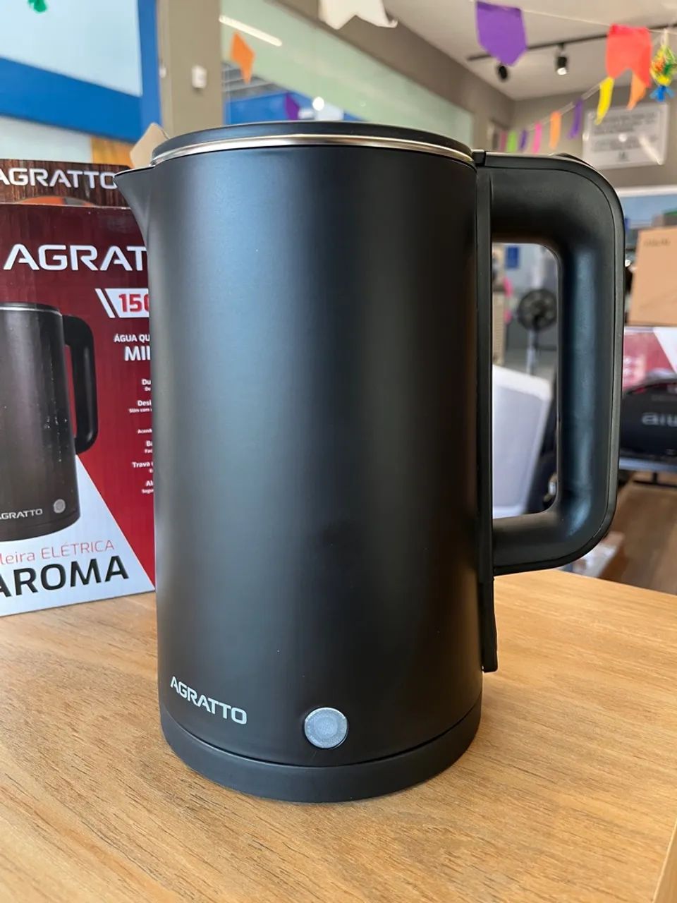 Chaleira elétrica Agratto black - Foto 3