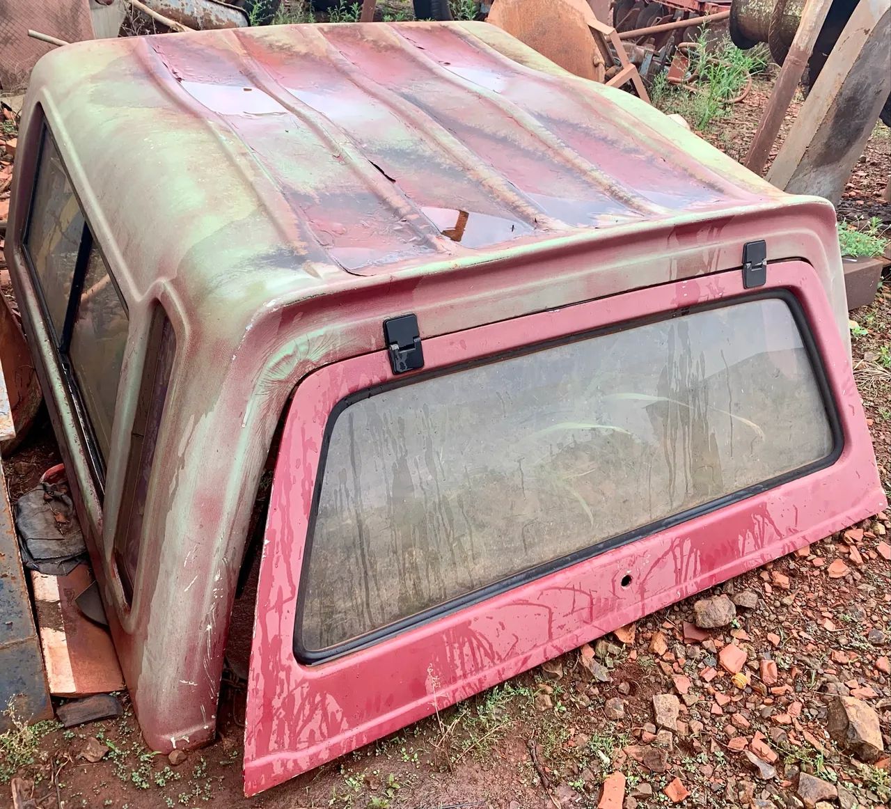 Capota fibra D20 cabine dupla  - Foto 3