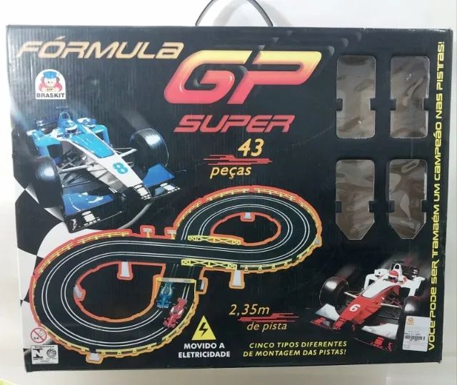 Mini Autorma BRASKIT FORMULA GP 43 PÇs MOVIDO ELETRECIDADE - 110/220V