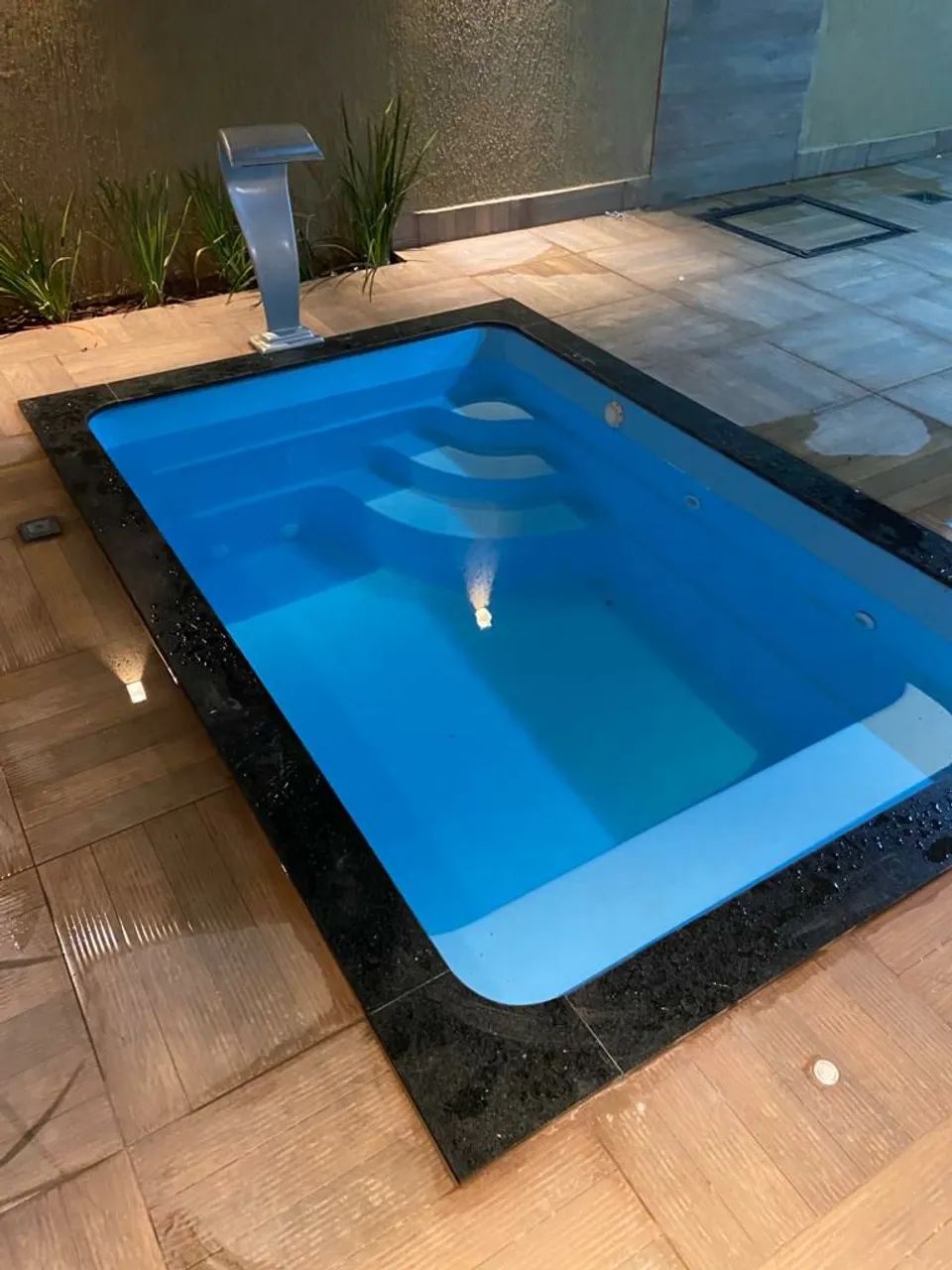 Piscina com iluminação LED 3x2 garantia de 15 anos  - Foto 3