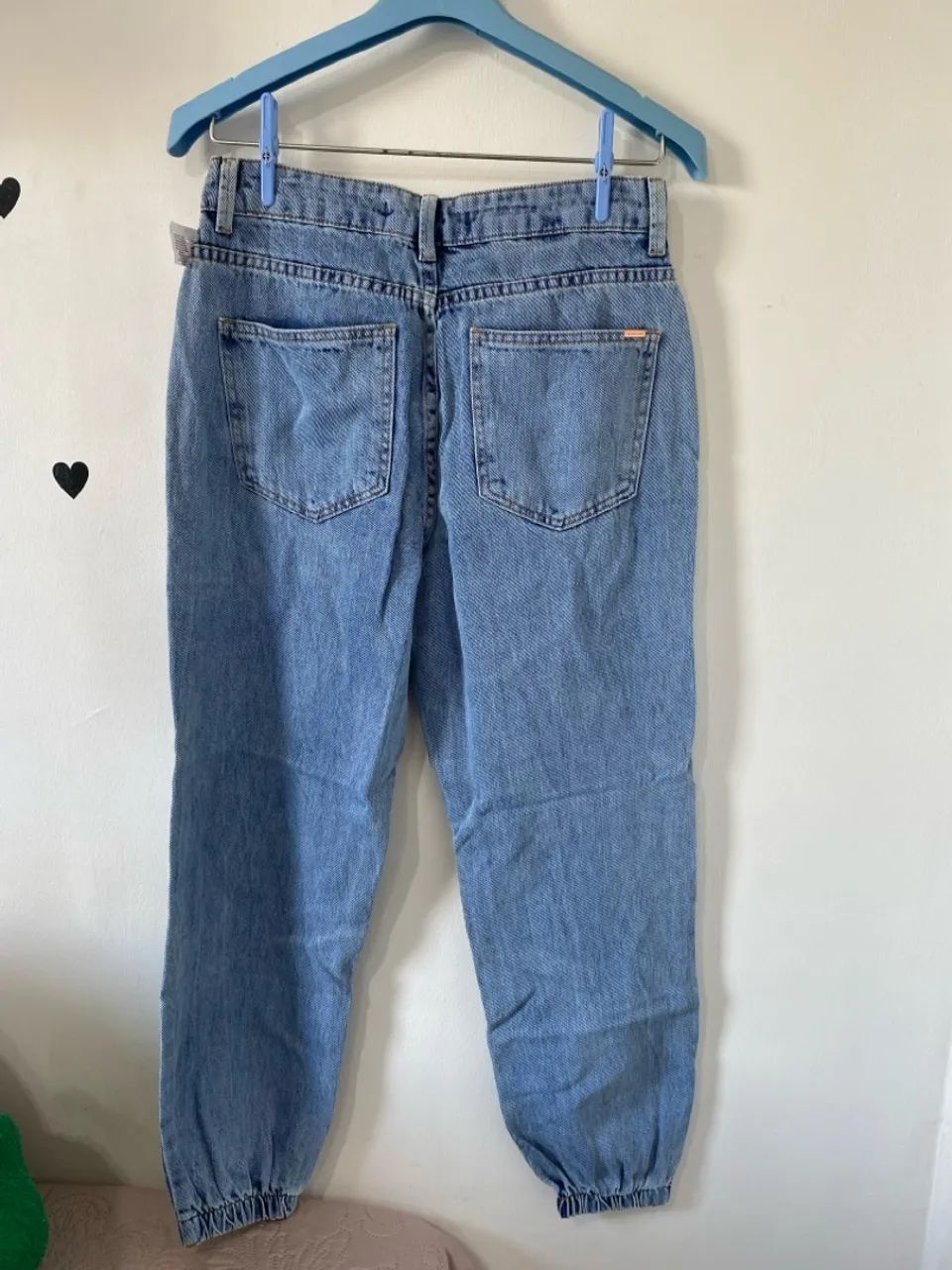 Calça Jeans Jogger Feminina - Nova com Etiqueta - Foto 4