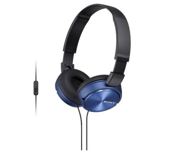 Fone fio Sony MDR-ZX310AP azul   - Foto 4