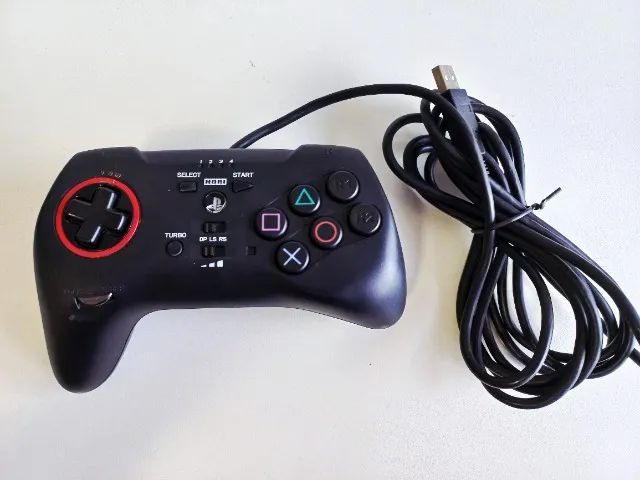 Controle PS3 Hori Fighting Commander 3 Pro Raro!