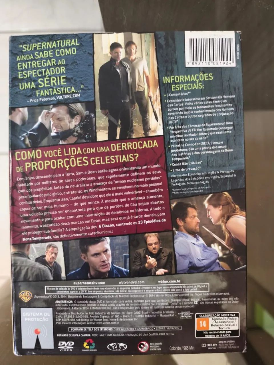 Dvd Supernatural - 9° Temporada - Foto 2