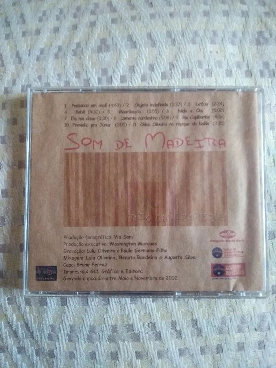 Cd Instrumental Grupo Som de Madeira - Foto 2