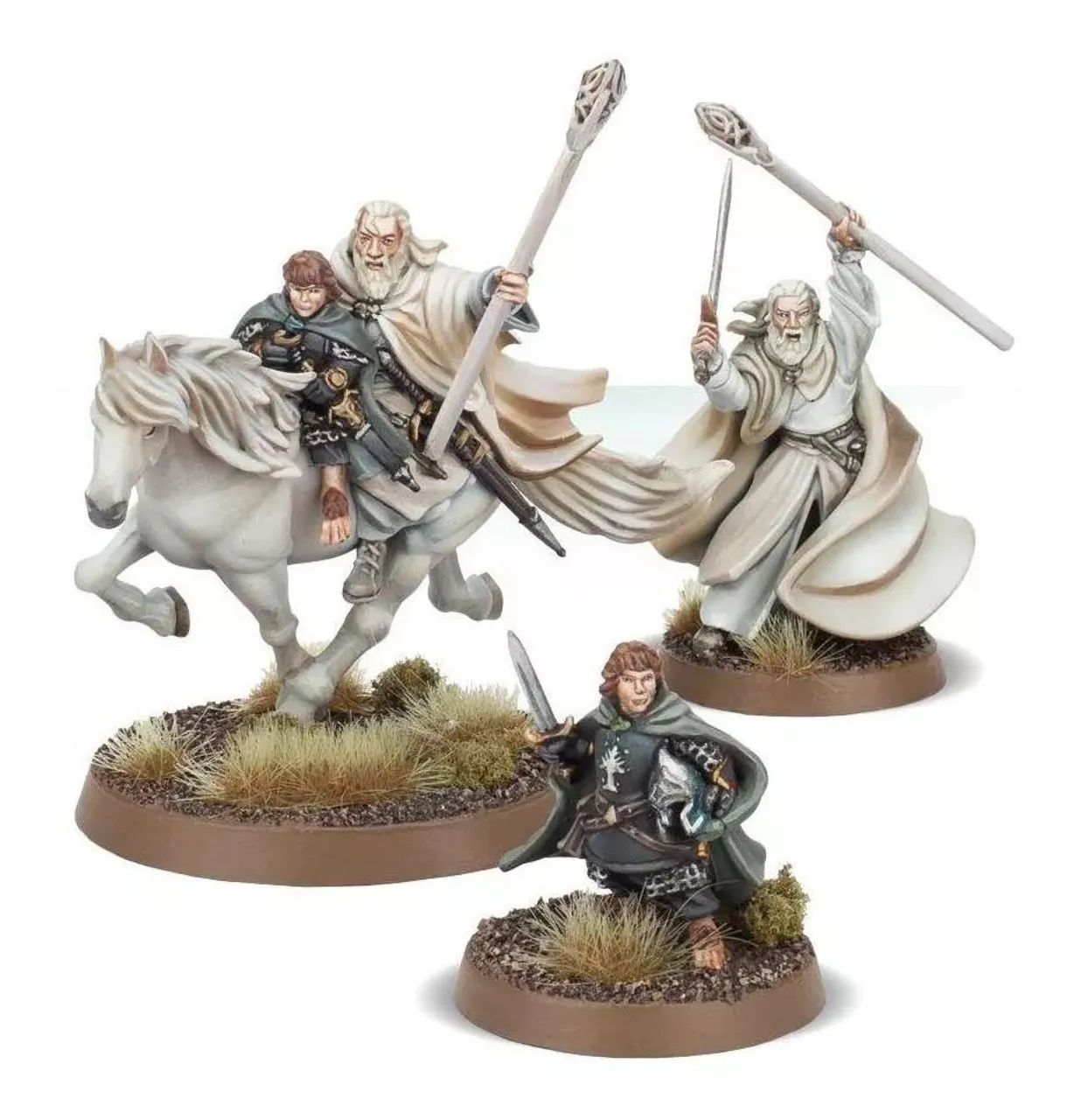 Jogo Estratégia Senhor Anéis Gandalf Pippin Scadufax PRODUTO LACRADO - Foto 2