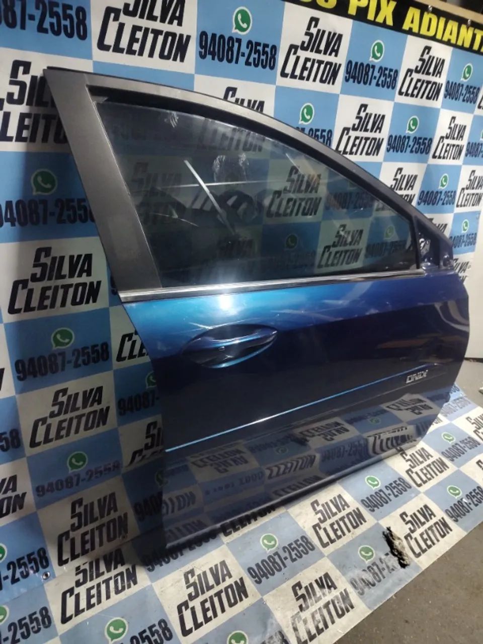 porta dianteira direita onix 2020 ate 2025 original cor azul  - Foto 8