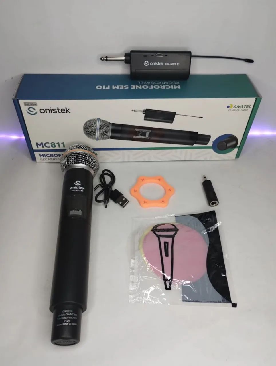 Microfone Sem Fio Onistek MC811 - Novo!