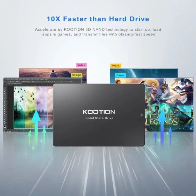 SSD KOOTION 2.5"SATA?III - 120?GB - Leitura até 540?MB - Foto 4