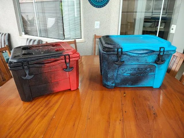 2 Caiaques Brudden (Samurai e 285) em estado de novo. Incluso cadeiras e coolers. - Foto 5