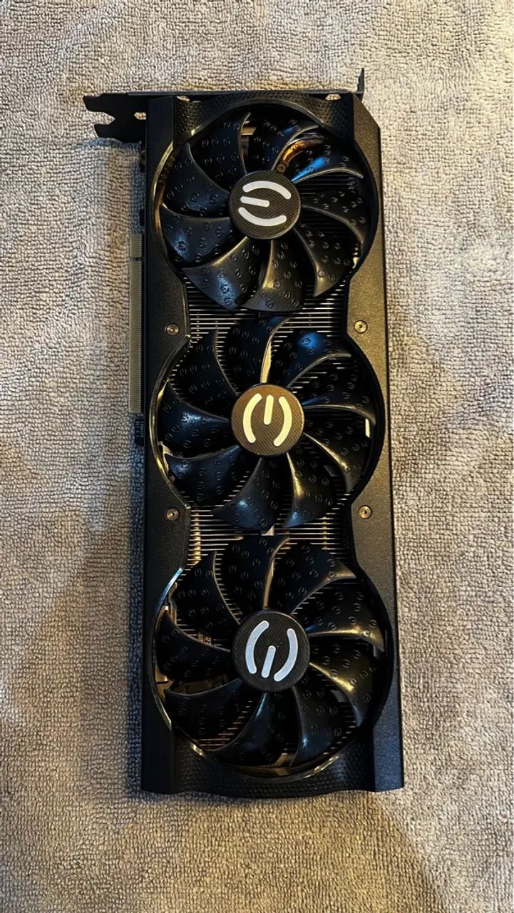 Placa de Vídeo RTX 3070 EVGA XC3 BLACK GAMING