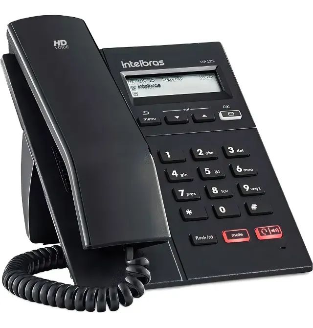  Telefone IP com fio modelo TIP 125i Intelbras com tela LCD - Foto 5