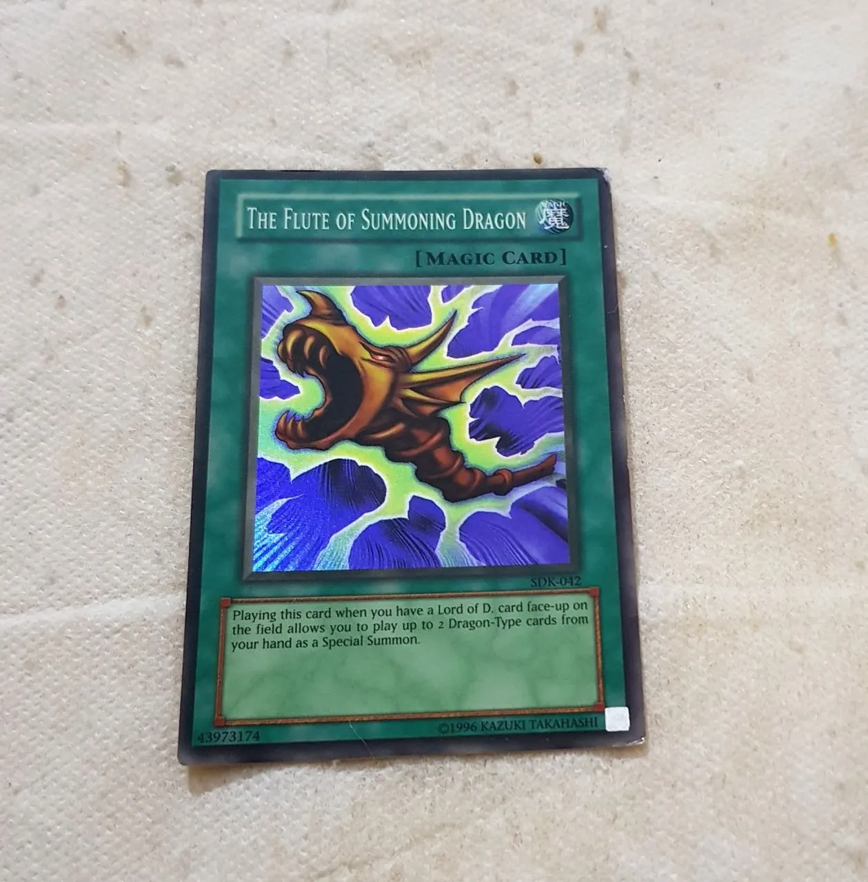 Yu-Gi-Oh! The Flute of Summoning Dragon SDK 042 - 1°EDIÇÃO RARA