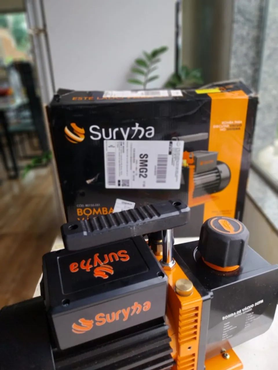 Bomba de vácuo.