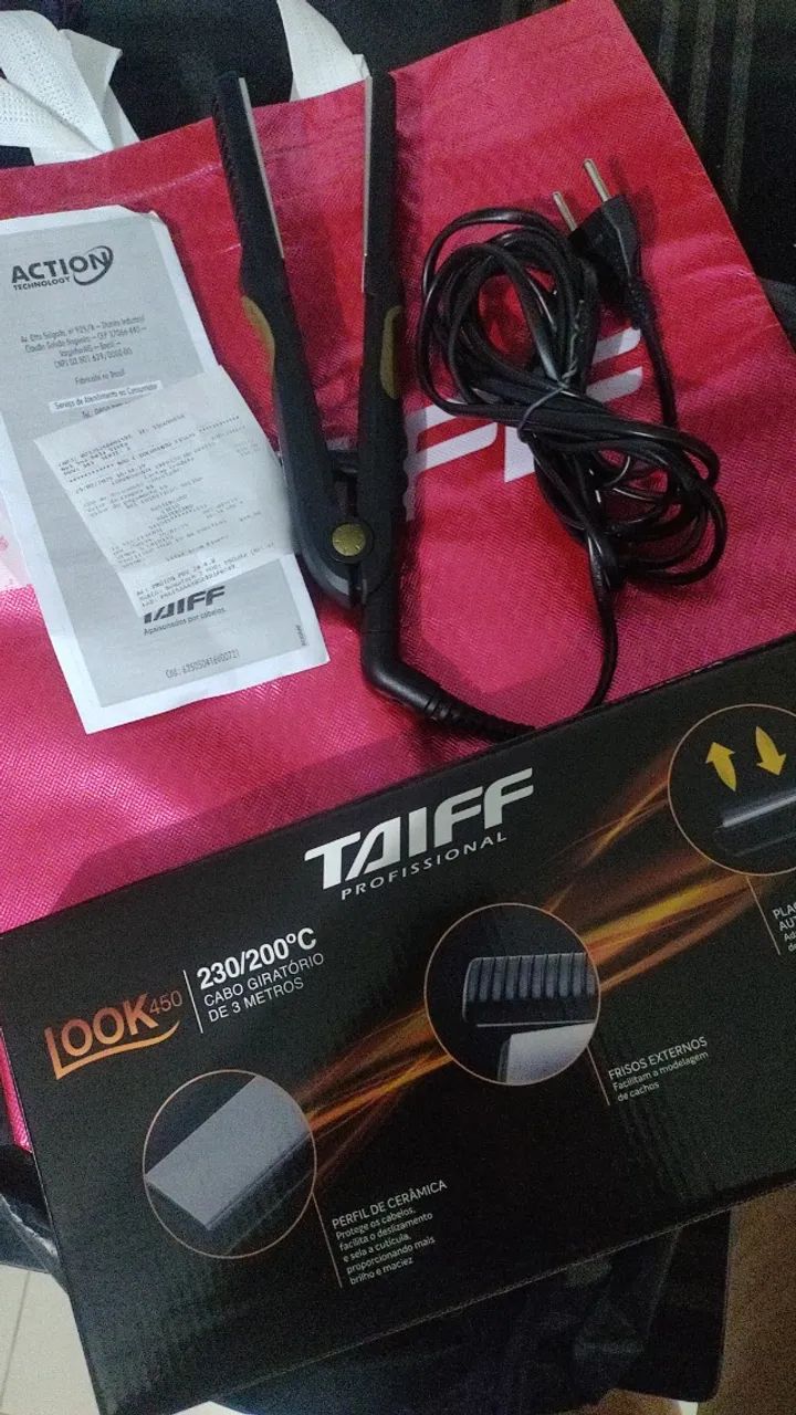Prancha de cabelo taiff