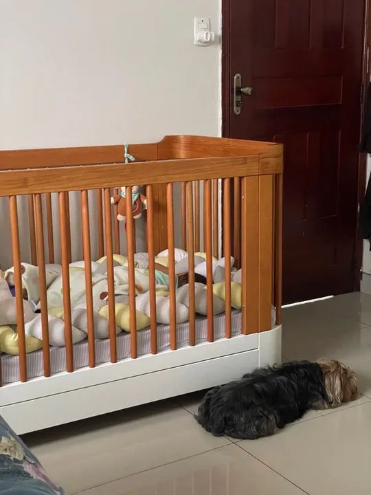 Berço de madeira 3 em 1 - seminovo - Foto 3