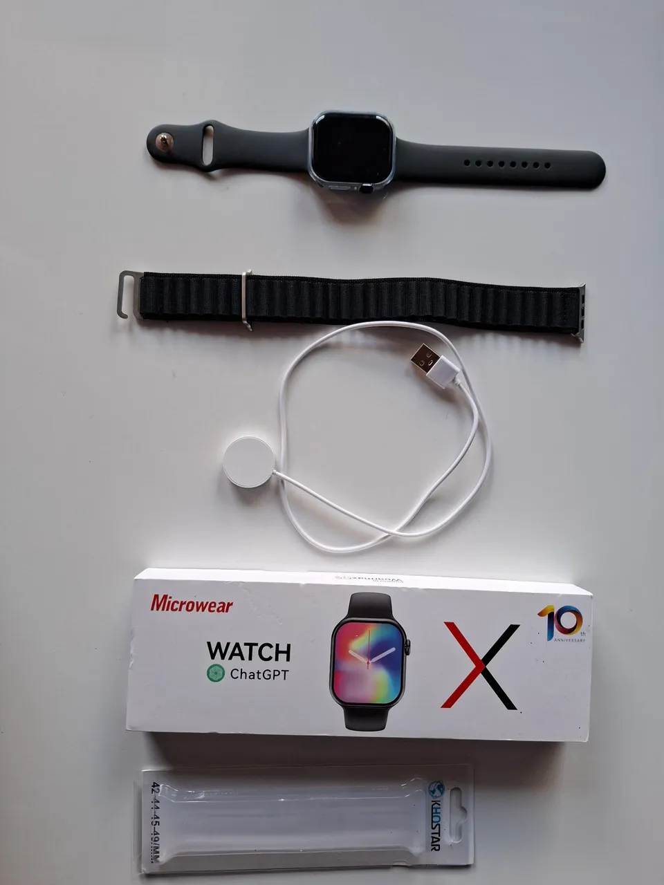 Smartwatch X10 - Novo - Tela AMOLED - Bluetooth - GPS - Monitor Cardíaco