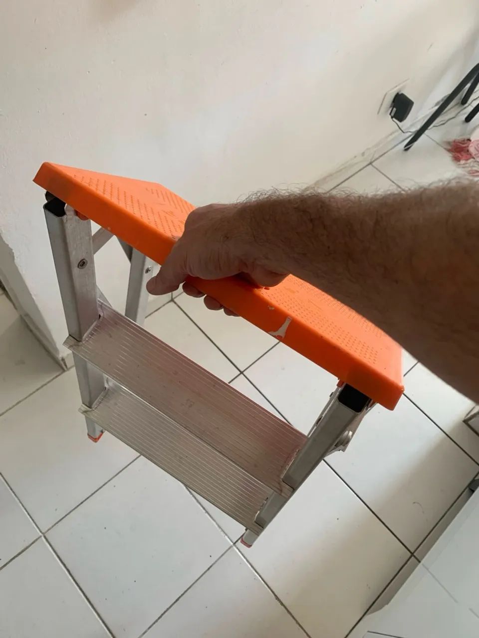 Banco - Escada de Alumínio 