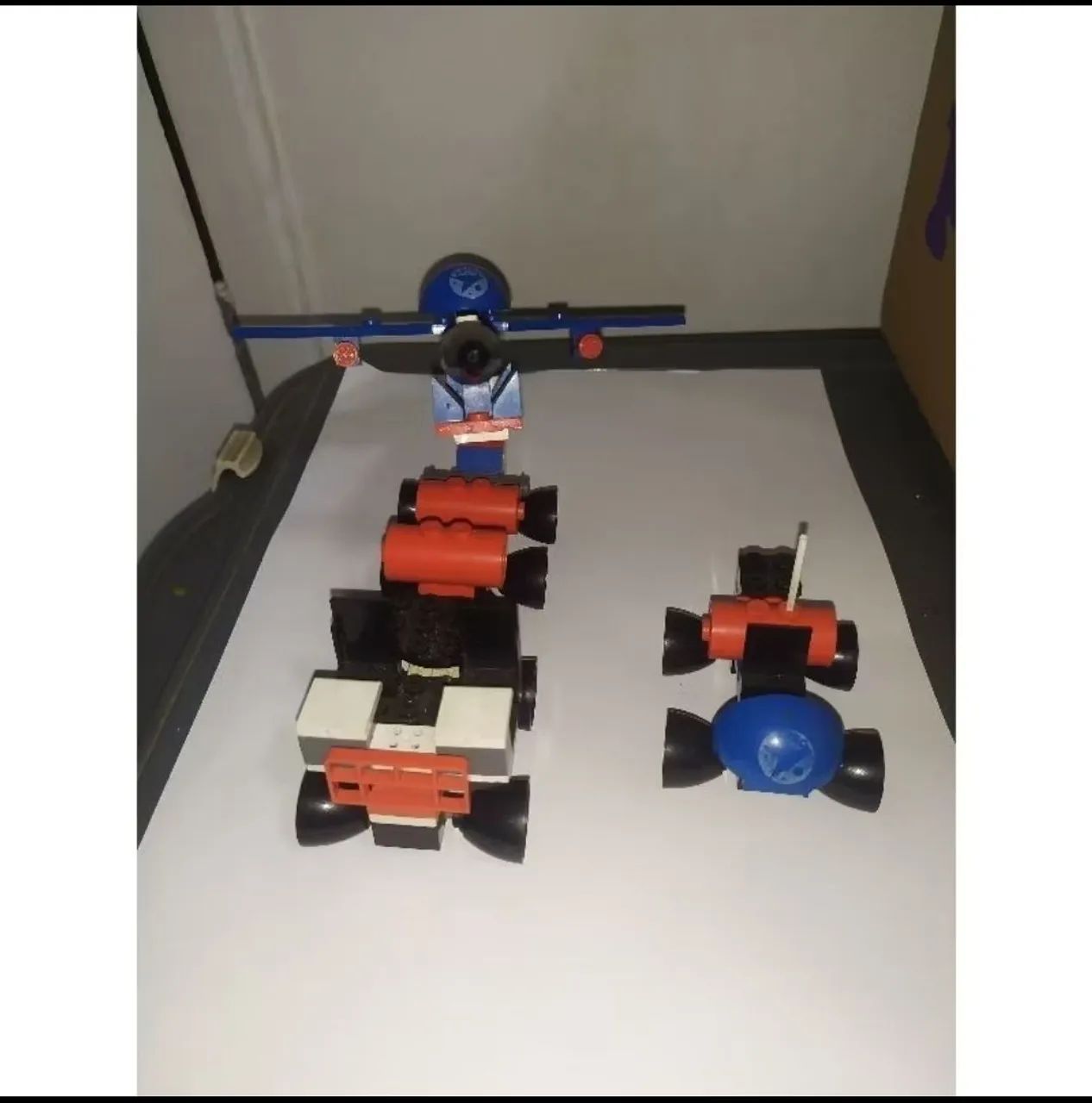 Blocos Tente Carro Laser e Transporte com Nave Espacial - Foto 2