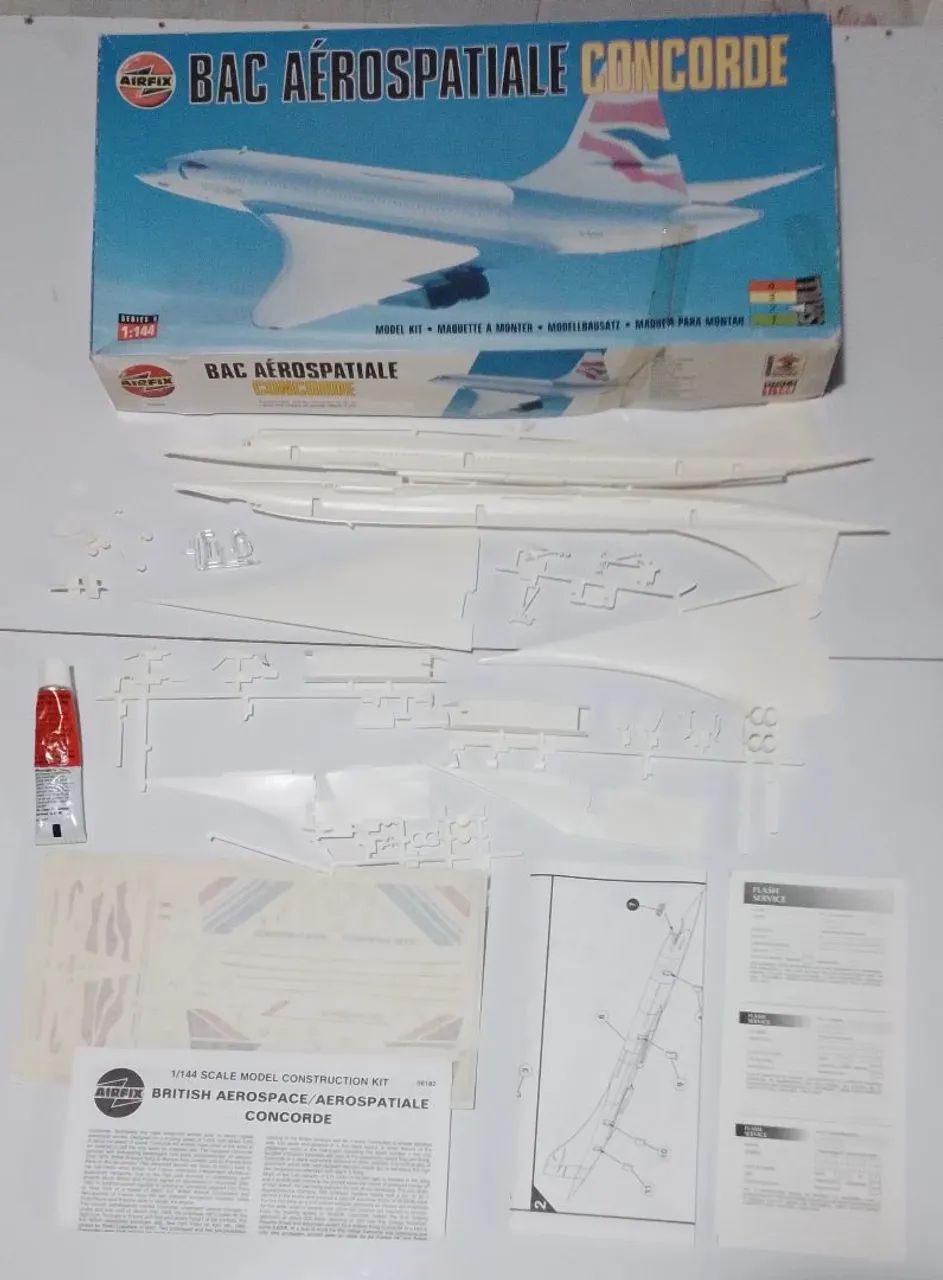 Avião Concorde plastimodelismo - Foto 4