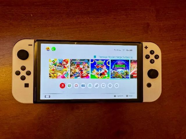 Nintendo Switch Oled Completo  Cartão 256gb + 4 Joy-cons + Dock + Case + Acessórios Premiu