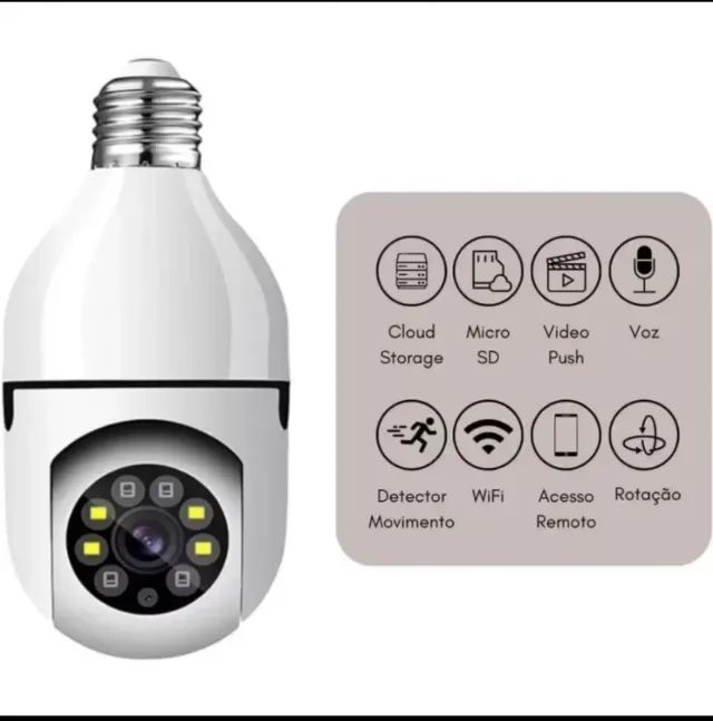 Câmera de Segurança Wi-Fi com Visão Noturna - Foto 5