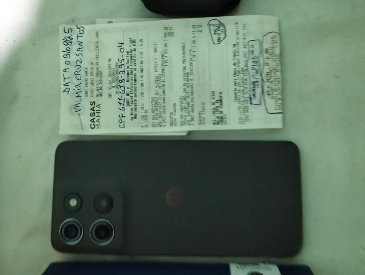 Um celular ? novo na caixa ? com nota fiscal  - Foto 5