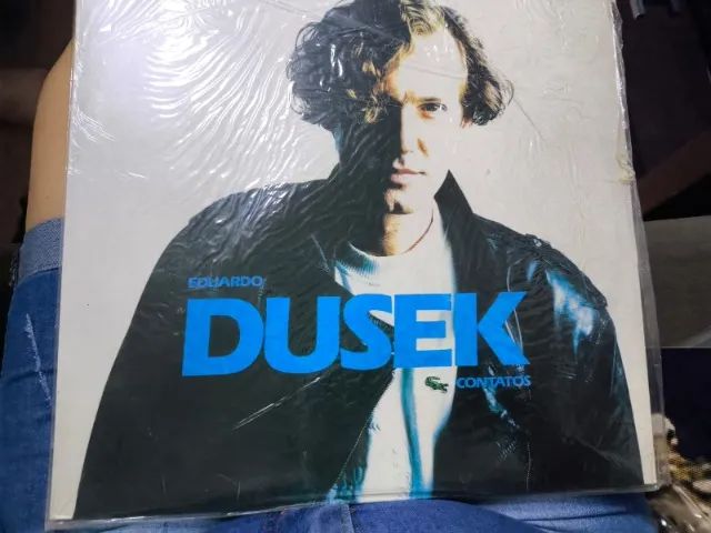 Disco de Vinil LP Eduardo Dusek Contatos em ótimo estado
