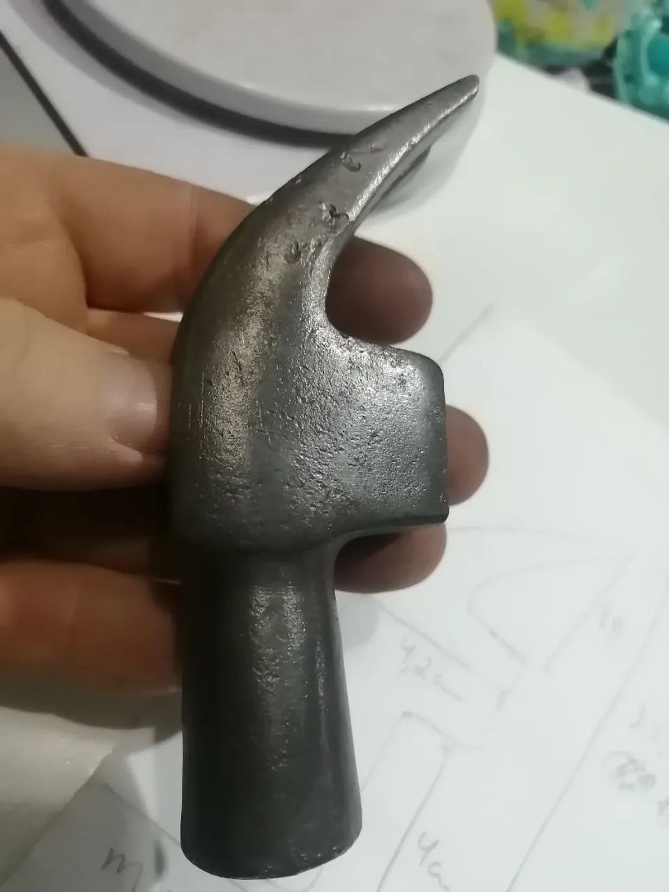 Martelo antigo sem marca, modelo stanley - Foto 2